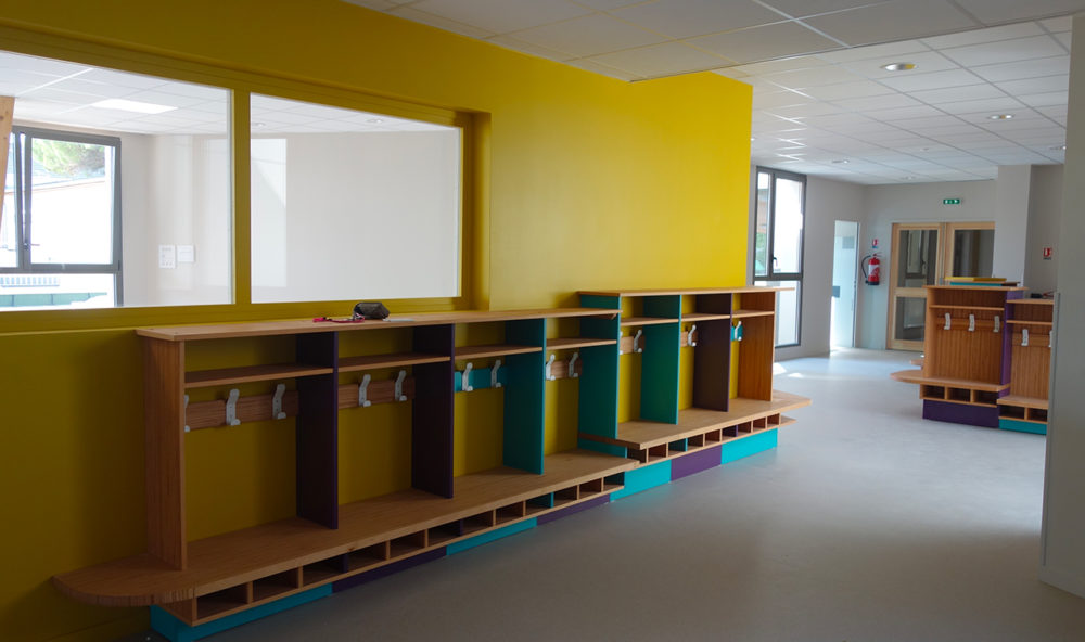 Ecole SEDF- Couloir Maternelle tamtam architecture