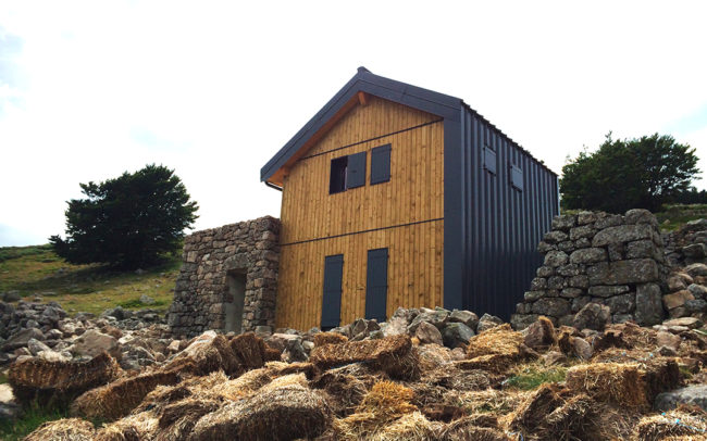Cabane Pastorale Façade Est et Nord tam tam architecture