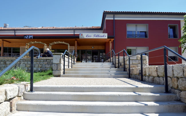 Ehpad Les Tilleuls Entrée tamtam architecture
